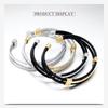 European & American Stainless Steel Two-Tone Woven Bracelet - Versatile Women's Accessory (10MM)