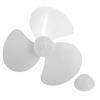 16Inch 3 Leaves Plastic Fan Blade With Nut Coverfor Standing Pedestal Floor Table Fanner Electric Fan Accessories