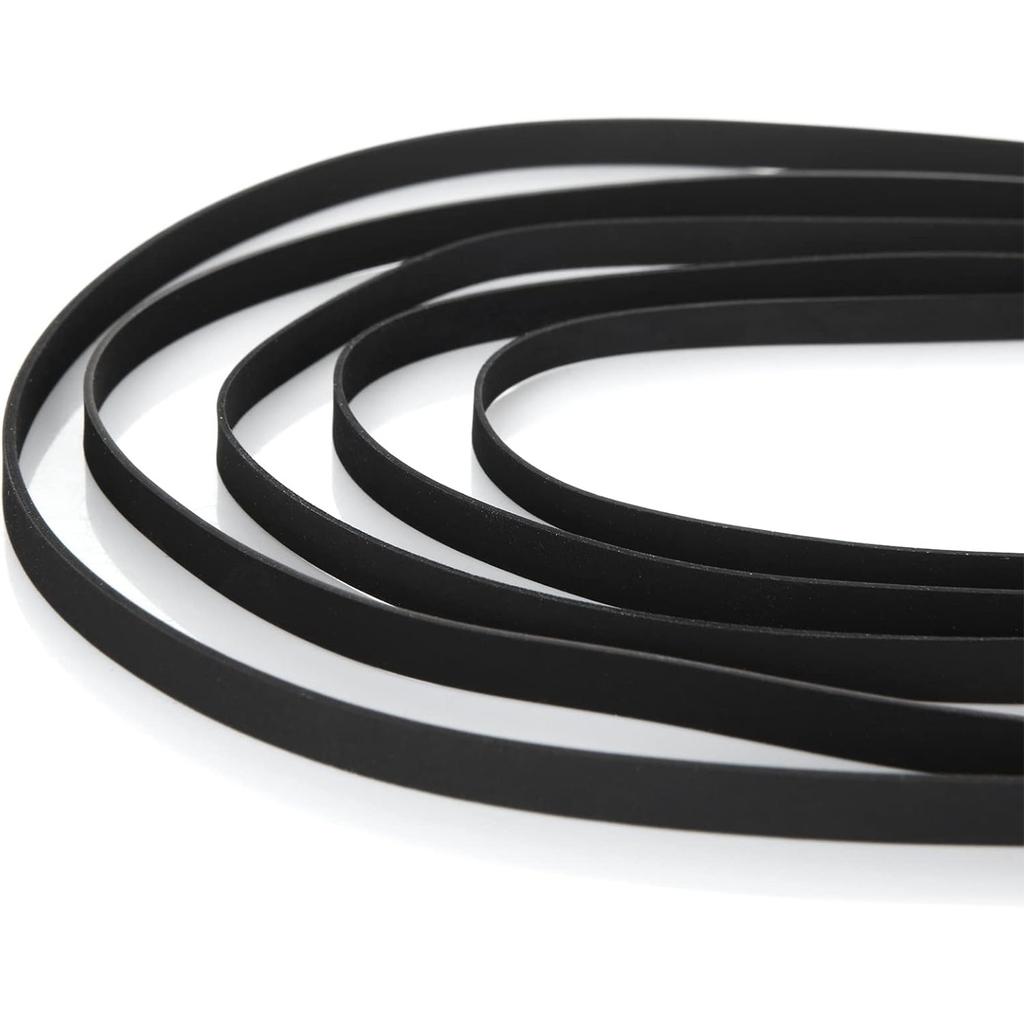 10Pcs/set Turntable Belt Different Specifications Rubber Belt Replace Turntable Phono/Tape Drive Belt 190-471mm