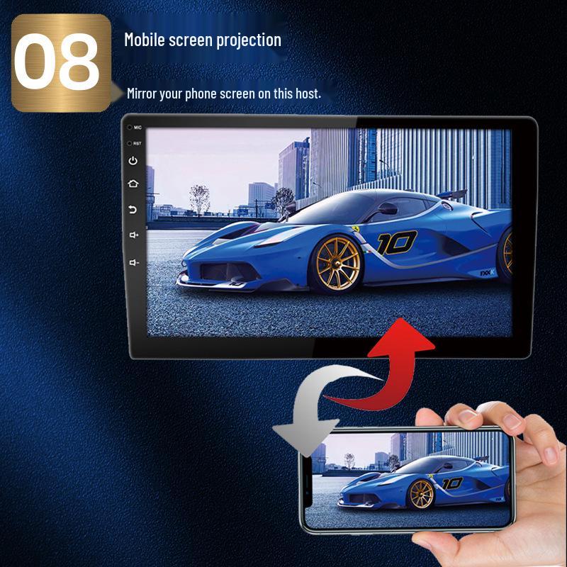 10.1-inch Android GPS Navigation Radio with Wireless CarPlay for Honda Civic 2006-2011, 2GB+32GB.