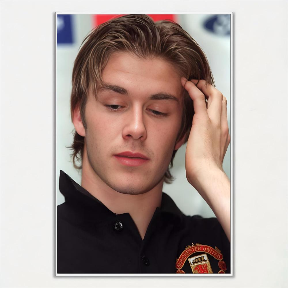 1pc Hot And Famous Great Football Stars David Beckham Poster HD Posters Home Room Bar Cafe Decor Art Wall Painting Picture