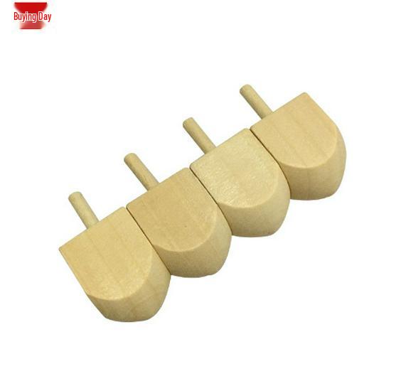 

В наличии Четырехсторонний деревянный волчок с музыкальными символами из бука - Деревянная настольная декомпрессионная игрушка-украшение. 1.9*1.9*4.2cm, 10 pcs/pack