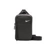 Fabric One Shoulder Crossbody Sling Bag Unisex Black Iron Gray CV1060-011