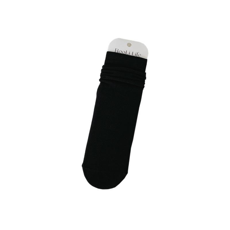 Hehe Socks - Pure Color, Boneless Maternity Socks, Mid-length Socks, Versatile for All Seasons, Suitable for Children.