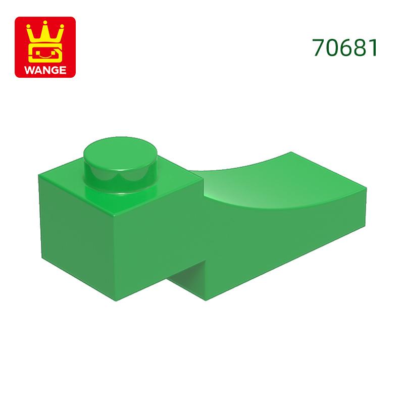 Non-Toxic 145Pcs/Lot 70681 Curved Arch Plates 3X1 Building Block Moc Color Accessories Compatible With Brick Diy Children'S Toy