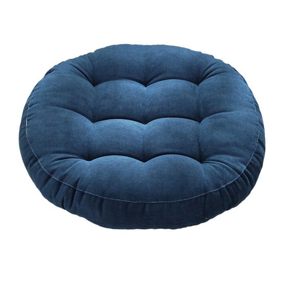 Tufted Seat Cushion Extra Thick High Elasticity Soft Round Solid Color Chair Tatami Sofa Floor Sitting Mat Pad Home Office Supplies