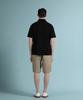 Panicalle Black Logo Short Sleeve Polo Shirt