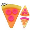 Handheld Fidget Toy Pizza Piece Squeeze Stress Relief Mini Sensory Pinch Home Office Worker Soft Stretchy Simulation Food