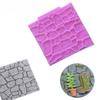 Rock Bark Texture Silicone Mold Kitchen Baking Cake Decoration Wall Skin Modeling Sugar Flipping Mold Gypsum Decor Silicone Mold