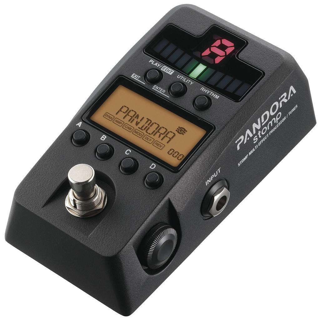 KORG PANDRA stomp Modeling Effects Pedal PX-ST Multi-Compact (Black)