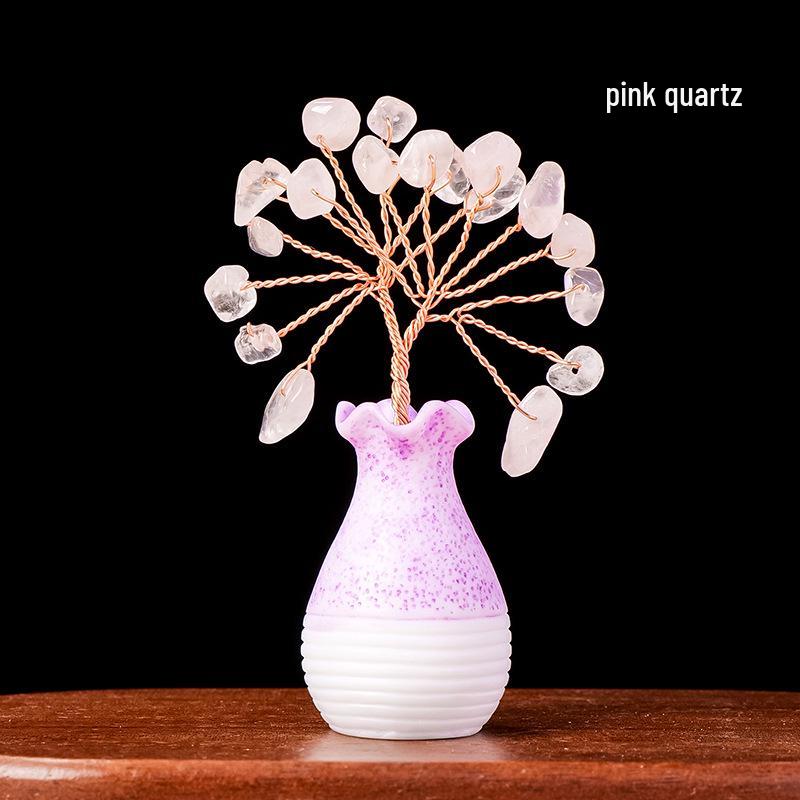 Amethyst Flower Tree Desktop Ornament