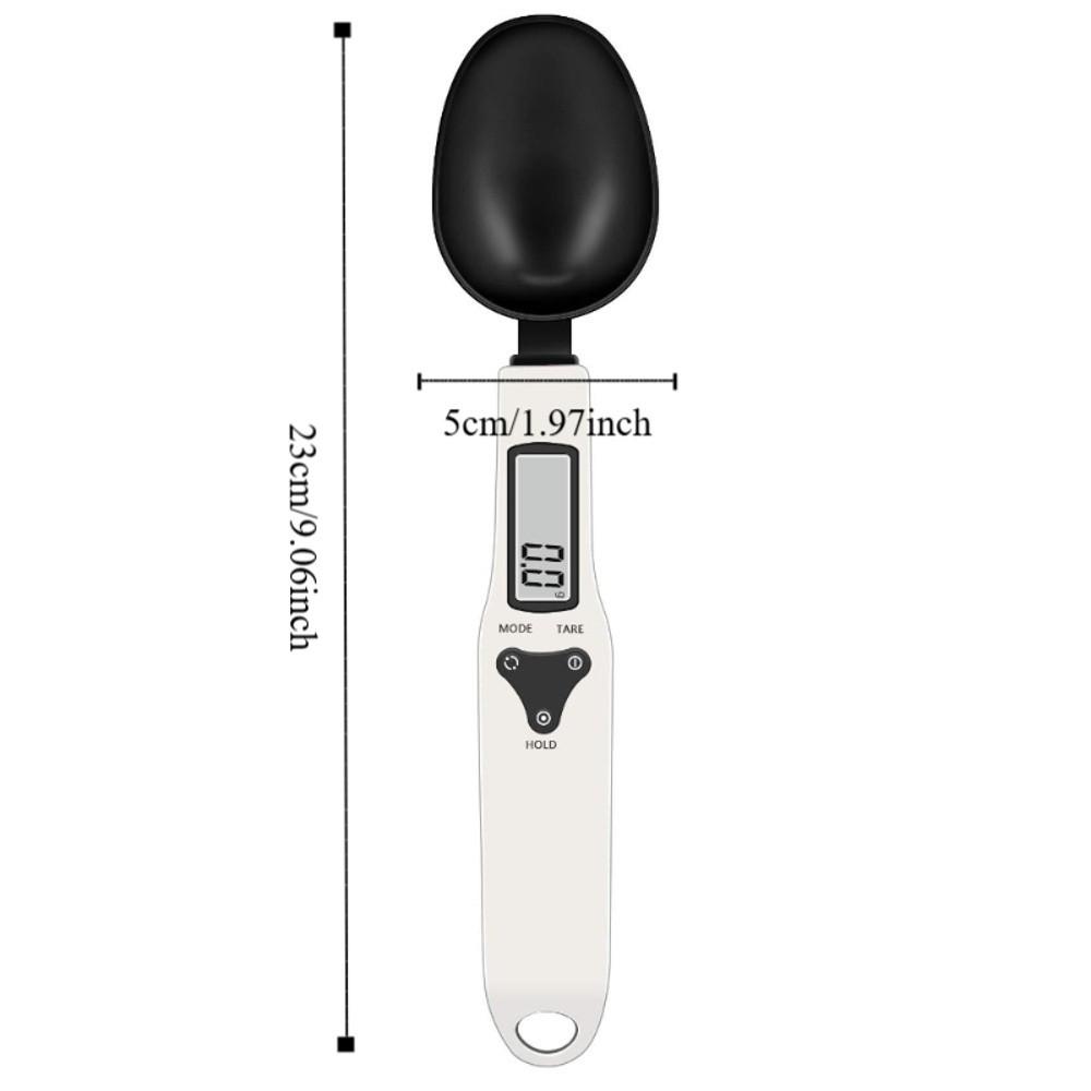 High-Precision Electronic Weighing Spoon Unit Conversion Detachable Measuring Spoon Corrosion Resistance Stainless Steel