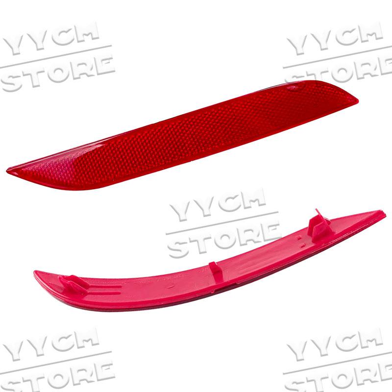 For BMW E84 X1 2013 2014 2015 Car Rear Bumper Brake Light Reflector Lamp 63147314883 63147314884 Red Lens Warning Strip