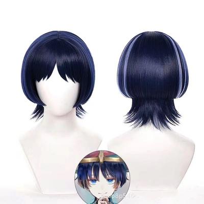 Cosplay Anime Genshin Impact Rozptýlení Poutníci Plná Paruka Denní Nošení Vysokoteplotní Hedvábné Simulované Vlasy Festivalová Párty Paruky
