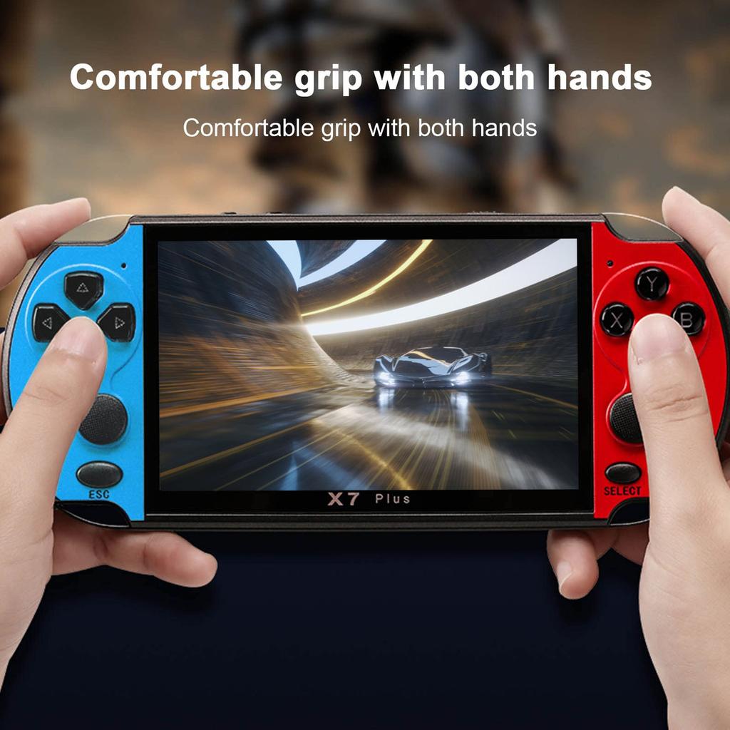Handheld Video Game Console 5.1 Inch Dual Joystick Multiple Games Rechargeable Battery Portable Game Machine