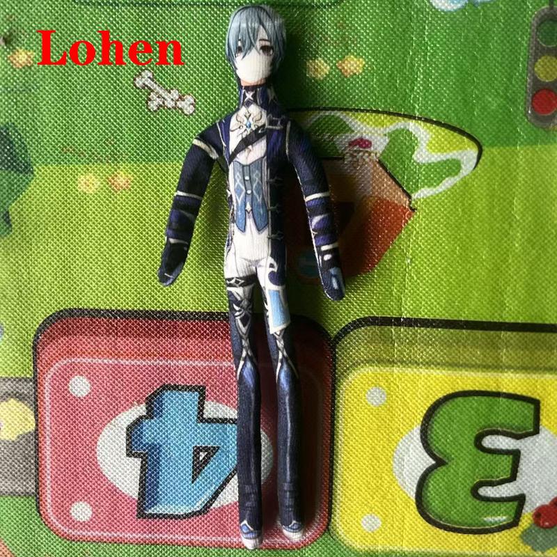 26cm Eingebauter Körperdraht Flexibel Spiel Genshin Impact Lohen / Der Doktor Il Dottore Zandik Plüschtiere Anime Figur Plüschtier Puppe About 26cm