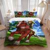 Fantasy Horseback Adventure Print 3Pcs Bedding Set,Duvet Cover with 2 Bedro,Pillowcase Home Birthday Gift