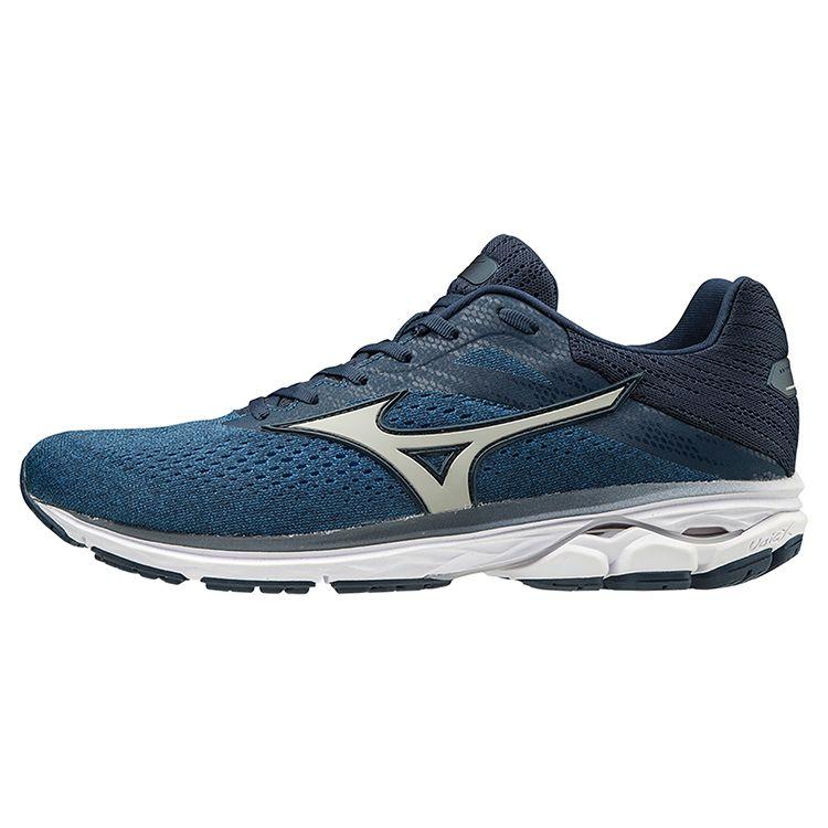 Mizuno Wave Rider 23 Low Top Durable Running Shoes Men Sneakers Blue J1GC190304