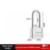 1 PCS High Security Stainless Steel Keyed Alike Padlocks Cut Resistant Shackle For Gates Lockers Warehouse 6