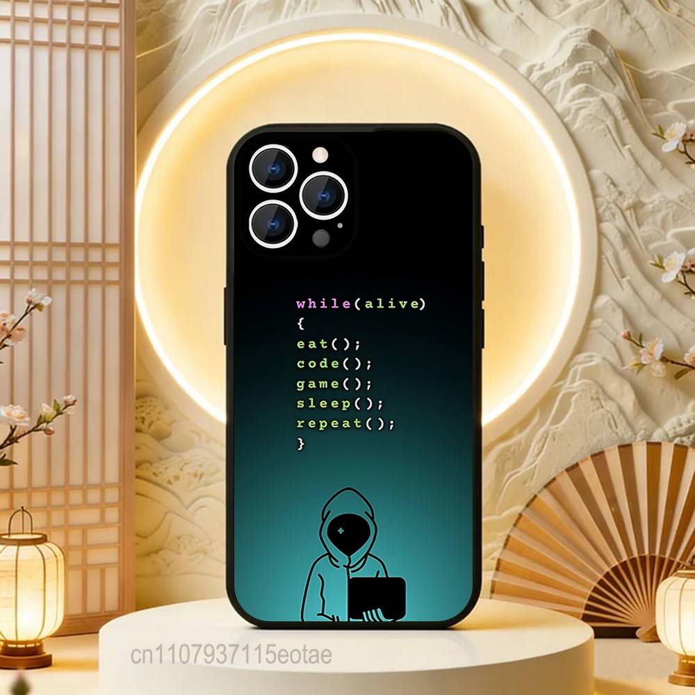 Programming Languages Coders For iPhone 12,16,13,14,15,17,11,Pro,Max,Plus,E,Air,Mini TPU Soft to Skin-friendly phone case