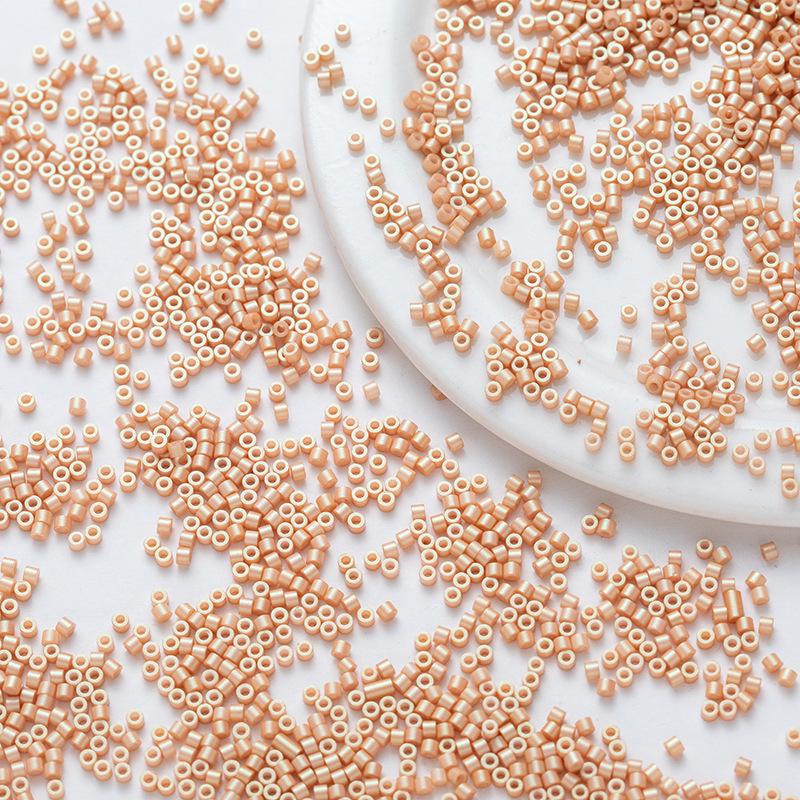 1.6mm Solid Antique Imitation Glass Seed Beads, 1000pcs, 5g for DIY Jewelry Making