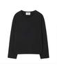 BEYOND CLOSET [Collection Line] Soft Wool Long Sleeve Black