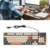 104 Keys Wired Keyboard 3 Colors Cute Gaming Keyboard USB Interface Business Keyboard for     7 8 10 11 for OS X
