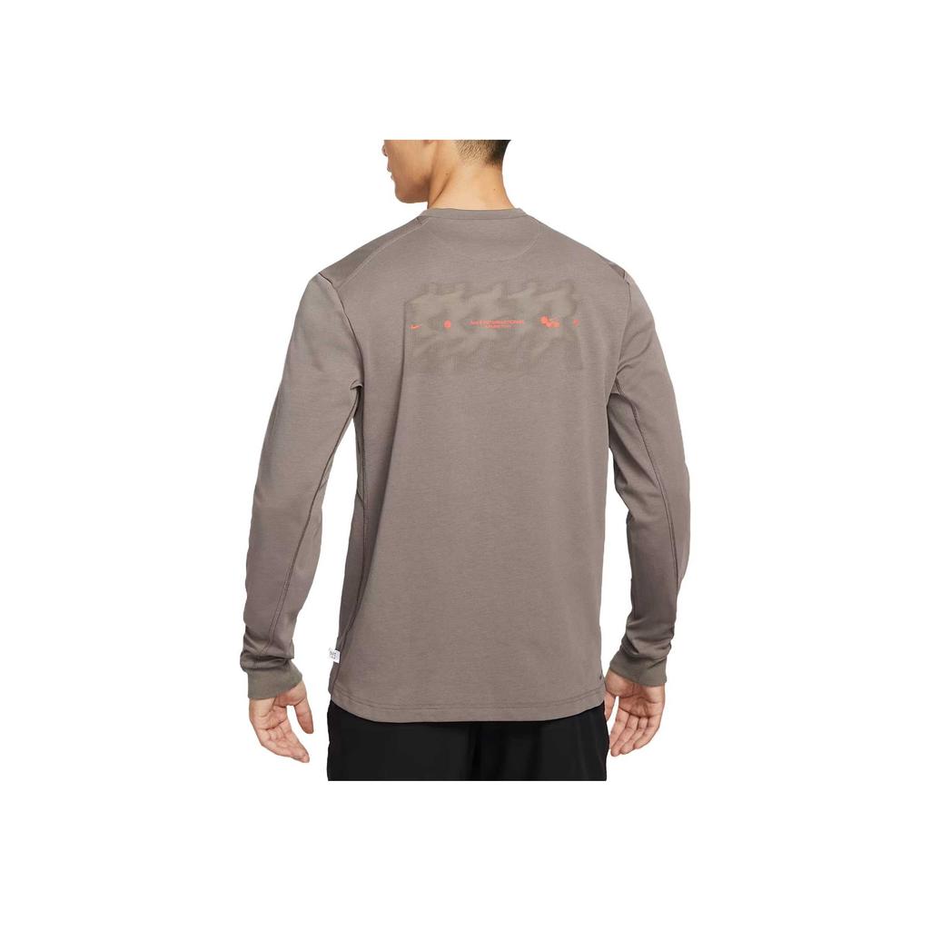 Nike Primary Dri-FIT Skin-Friendly Round Neck Long Sleeve Quick-Dry T-Shirt Men Tops Light-Gray IM9683-289