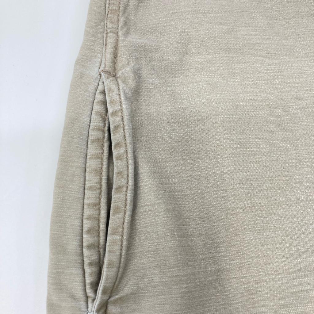 MADISON BLUE Beige SOFIE TIGHT LONG SKIRT BACK SATIN Skirt Skirt 2 khakiUsed