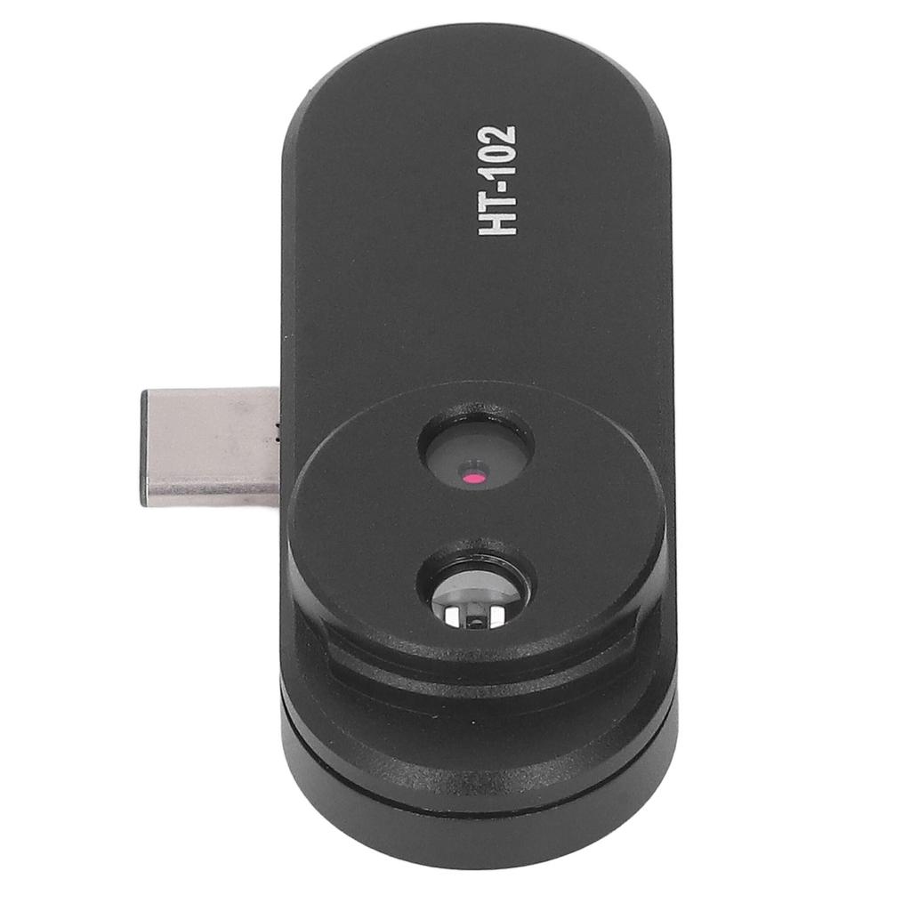 Caméra Thermique ABS Noir Imagerie Thermique pour Téléphone Mobile avec Connecteur Intégré Réglable