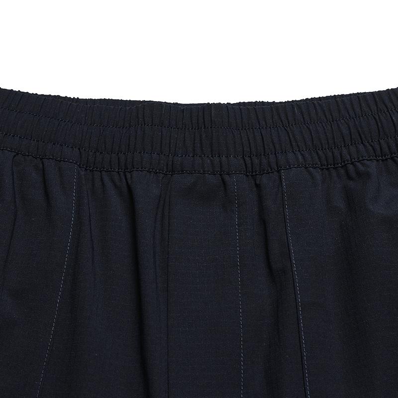 Fila Fashion Trend Classic Retro Sports Versatile Comfortable Tapered Woven Casual Pants Men Bottoms Legendary-Blue F11M629801FNV