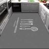Kitchen Oil-proof and Non-slip Rug PVC Leather Carpets Dirt-resistant Door Mats Simple Balcony Rugs Bathroom Waterproof Carpet