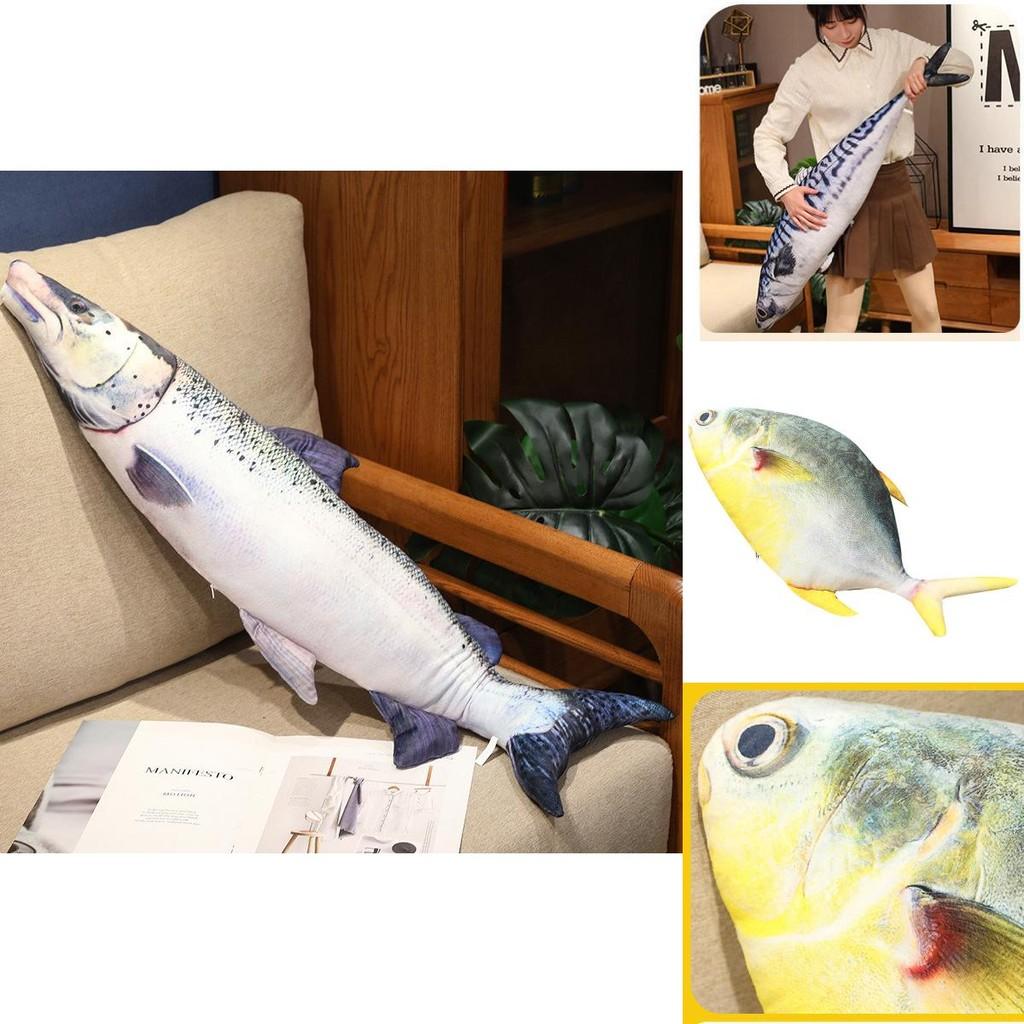 Hilarious Tuna Swordfish Salmon Bass Plushie Stuffed Toy 60cm