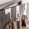 Hook behind the door Shelf No punching Kitchen cabinet Door Wall hanging Hanger Storage Clothes Hat Key Artifact Door Hooks