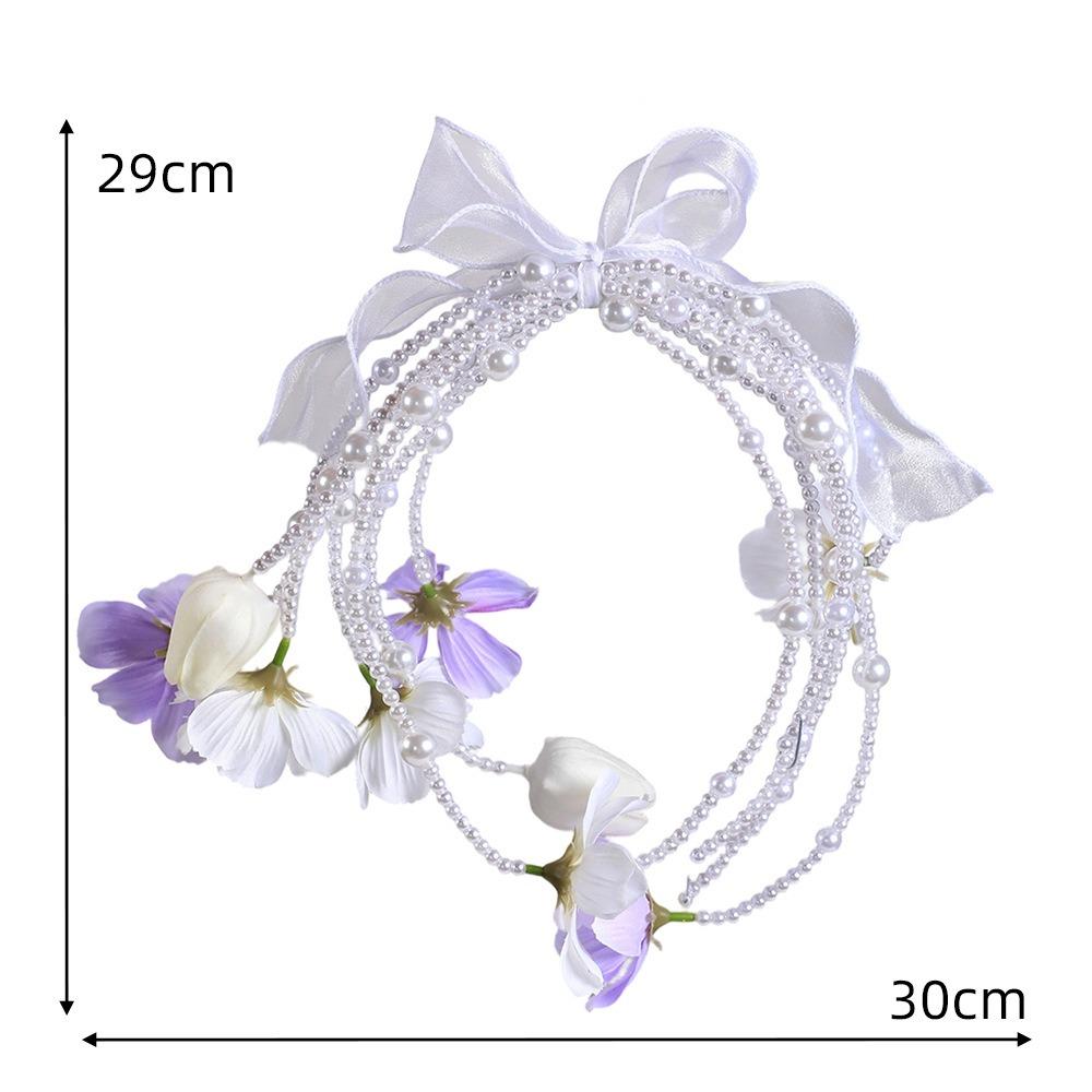 

Pearl Chain Waterfall Style Bridal Bouquet Reusable Photography Prop Wedding Party 4