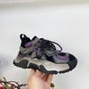 Johnature Genuine Leather Shoes Women Sneakers Lace-up Retro Mixed Colors Spring Handmade Concise Platform Sneakers