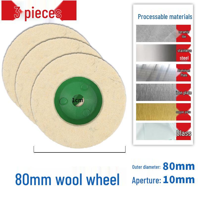 Mini 76mm (3") Angle Grinder Blade: Metal Grinding & Polishing Disc, Cutting Wheel 10mm Arbor.