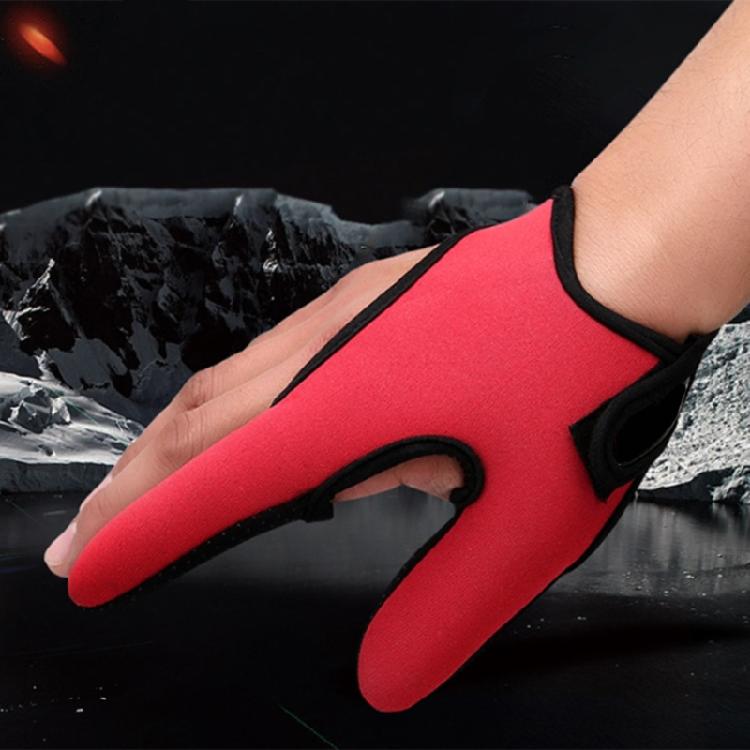 1 Pair Breathable and Skidproof Fishing Enthusiasts 2 Finger Gloves Comfortable Fisherman Gloves with 2 Finger Designs