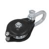 Swivel Shackle Pulley Alloy Steel 0.3T Bearing Hook Pulley for Electrical Construction Machine Installation