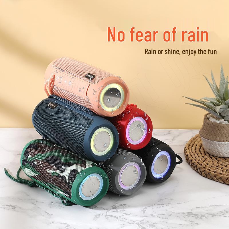 Boxă Bluetooth Portabilă Waterproof TG227 cu Design din Material Textil și Subwoofer USB/Card