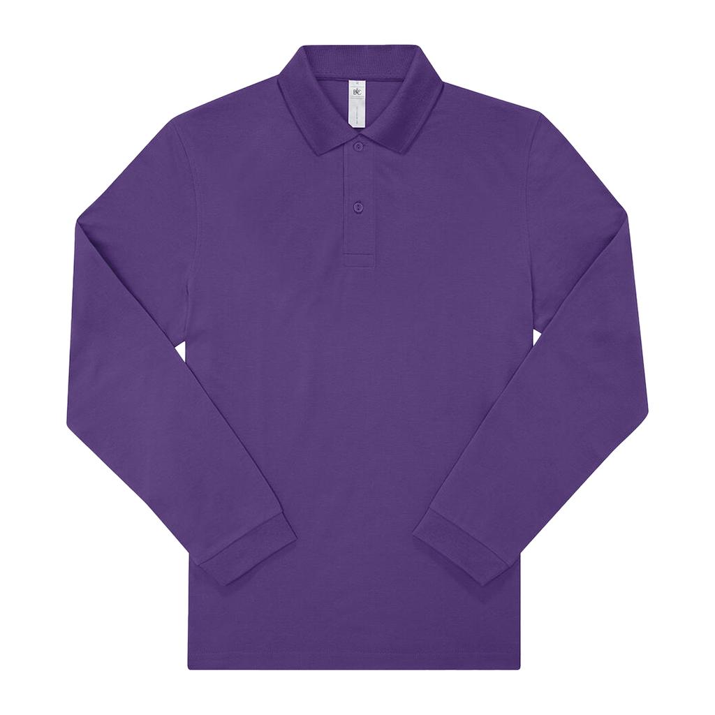 B&C Mens My Polo 180 Long-Sleeved Polo Shirt