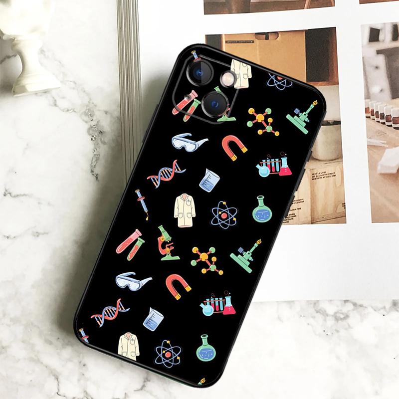 Science Biology Laboratory Phone Case For iPhone 17 16 14 13 12 11 15 Pro Max Plus 12 13 Mini 16e 17 Air Cover Coque
