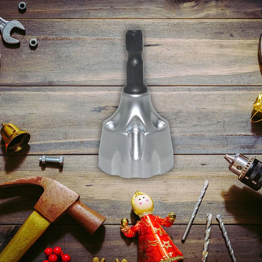 Hexagon Shank Universal Deburring External Chamfer Drill Bits Remove Burr for Metal Bolt Thread Repair Power Tools