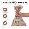 Coffee Flavoured Dog Poop Bags 90 Large Poop Bags, Extra Thick Strong Corn Starch Blend Leak Proof Dog Poop Bags