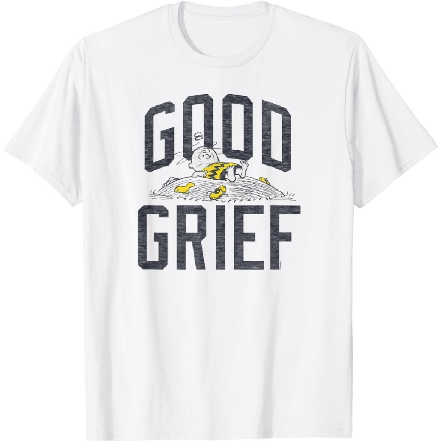Peanuts Charlie Brown Good Grief T-Shirt S