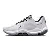 Under Armour Spawn 4 White Metallic Silver Men Sneakers 3024971-102