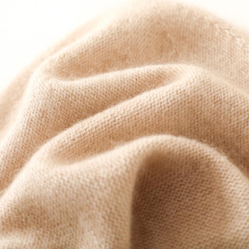 Cashmere Autumn and Winter New Style Women's High End Solid Color Thickened Warm Fashion Knitted Casual Hat