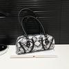 Snake Pattern PU Square Shoulder Bags High Quality Sense of Luxury Personality Popularity Women's Armpit Bags 2025 Fashion New