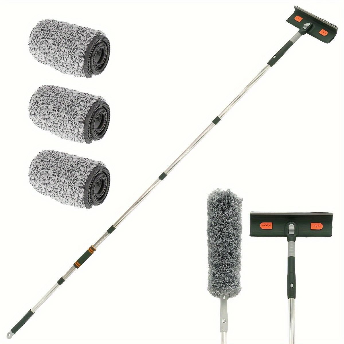 144/206Cm Extendable Splicing Rod Floor Scraper Household Window Cleaning Wiper Glass Scraper Window Wiper Cleaning Tools