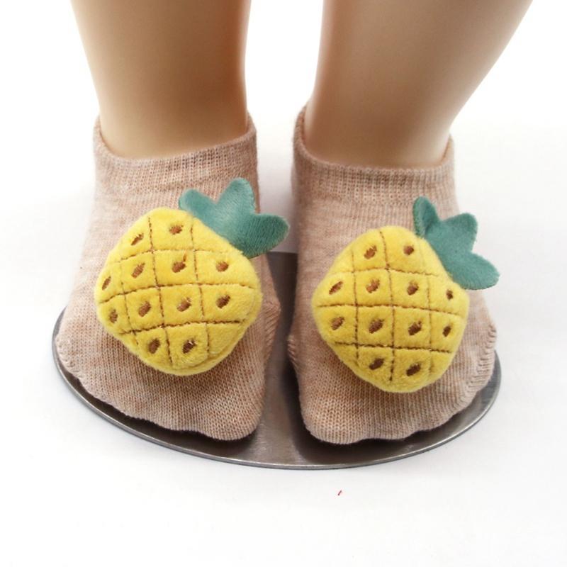 Niemowlęce Chłopcy Dziewczynki Wiosenne Bawełniane Kreskówkowe Słodkie Skarpetki Antypoślizgowe Skarpety Podłogowe Ocieplacze na Nogi